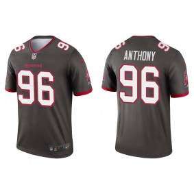 Men's Tampa Bay Buccaneers Andre Anthony Pewter 2022 NFL Draft Legend Jersey