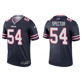 Men's Buffalo Bills Baylon Spector Navy 2022 NFL Draft Inverted Legend Jersey