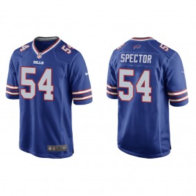 Men's Buffalo Bills Baylon Spector Royal 2022 NFL Draft Game Jersey