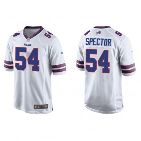 Men's Buffalo Bills Baylon Spector White 2022 NFL Draft Game Jersey