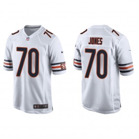 Men's Chicago Bears Braxton Jones White 2022 NFL Draft Game Jersey