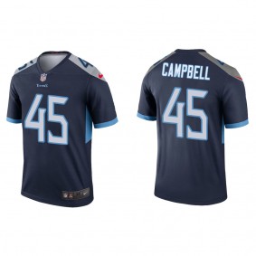 Men's Tennessee Titans Chance Campbell Navy 2022 NFL Draft Legend Jersey