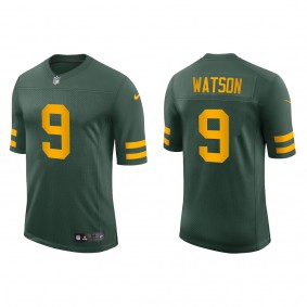Men's Green Bay Packers Christian Watson Green 2022 NFL Draft Alternate Vapor Limited Jersey