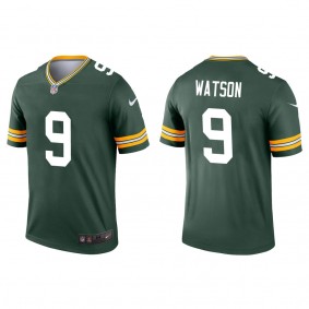 Men's Green Bay Packers Christian Watson Green 2022 NFL Draft Legend Jersey