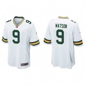 Men's Green Bay Packers Christian Watson White 2022 NFL Draft Game Jersey