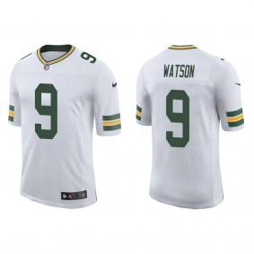 Men's Green Bay Packers Christian Watson White 2022 NFL Draft Vapor Limited Jersey