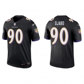 Men's Baltimore Ravens David Ojabo Black 2022 NFL Draft Legend Jersey