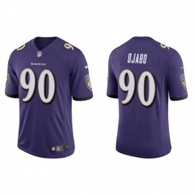 Men's Baltimore Ravens David Ojabo Purple 2022 NFL Draft Vapor Limited Jersey