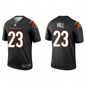 Men's Cincinnati Bengals Daxton Hill Black 2022 NFL Draft Legend Jersey