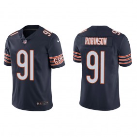 Men's Chicago Bears Dominique Robinson Navy 2022 NFL Draft Vapor Limited Jersey