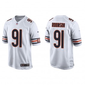 Men's Chicago Bears Dominique Robinson White 2022 NFL Draft Game Jersey