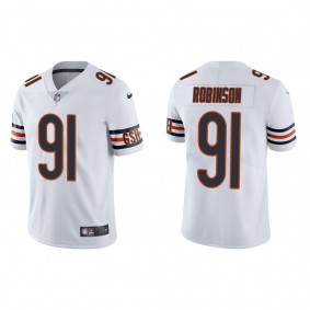 Men's Chicago Bears Dominique Robinson White 2022 NFL Draft Vapor Limited Jersey