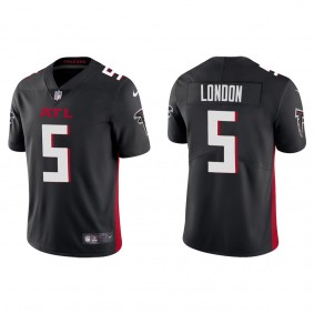 Men's Atlanta Falcons Drake London Black 2022 NFL Draft Vapor Limited Jersey