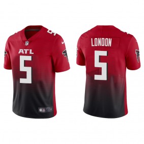 Men's Atlanta Falcons Drake London Red 2022 NFL Draft Limited Jersey