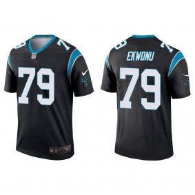 Men's Carolina Panthers Ikem Ekwonu Black 2022 NFL Draft Legend Jersey