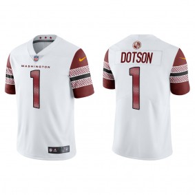 Men's Washington Commanders Jahan Dotson White 2022 NFL Draft Limited Jersey