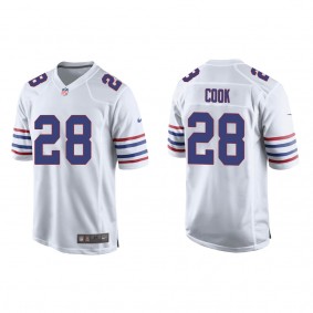 Men's Buffalo Bills James Cook White 2022 NFL Draft Alternate Game Jersey
