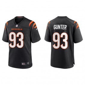 Men's Cincinnati Bengals Jeffrey Gunter Black 2022 NFL Draft Game Jersey