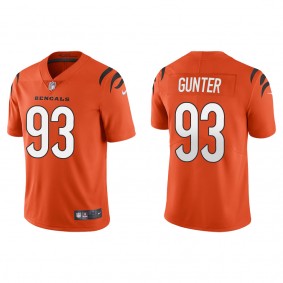 Men's Cincinnati Bengals Jeffrey Gunter Orange 2022 NFL Draft Vapor Limited Jersey