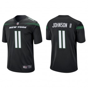 Men's New York Jets Jermaine Johnson II Black 2022 NFL Draft Game Jersey