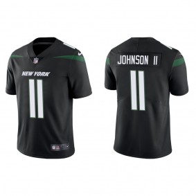 Men's New York Jets Jermaine Johnson II Black 2022 NFL Draft Vapor Limited Jersey