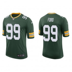 Men's Green Bay Packers Jonathan Ford Green 2022 NFL Draft Vapor Limited Jersey