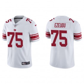 Men's New York Giants Joshua Ezeudu White 2022 NFL Draft Vapor Limited Jersey