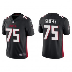 Men's Atlanta Falcons Justin Shaffer Black 2022 NFL Draft Vapor Limited Jersey