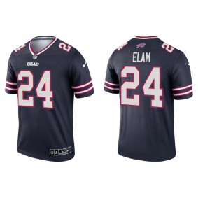 Men's Buffalo Bills Kaiir Elam Navy 2022 NFL Draft Inverted Legend Jersey