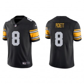 Men's Pittsburgh Steelers Kenny Pickett Black 2022 NFL Draft Alternate Vapor Limited Jersey