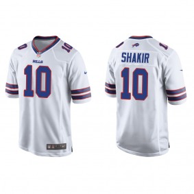 Men's Buffalo Bills Khalil Shakir White 2022 NFL Draft Game Jersey