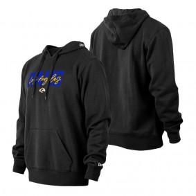 Men's Los Angeles Rams New Era Black 2022 NFL Draft Collection Pullover Hoodie