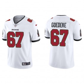 Men's Tampa Bay Buccaneers Luke Goedeke White 2022 NFL Draft Vapor Limited Jersey