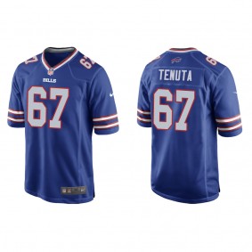 Men's Buffalo Bills Luke Tenuta Royal 2022 NFL Draft Game Jersey