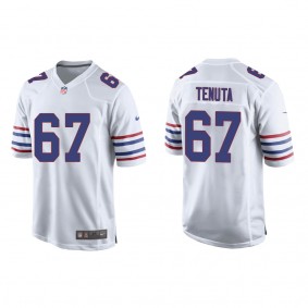 Men's Buffalo Bills Luke Tenuta White 2022 NFL Draft Alternate Game Jersey