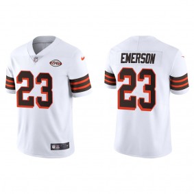 Men's Cleveland Browns Martin Emerson White 2022 NFL Draft 1946 Collection Limited Jersey