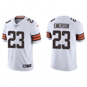 Men's Cleveland Browns Martin Emerson White 2022 NFL Draft Vapor Limited Jersey