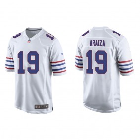 Men's Buffalo Bills Matt Araiza White 2022 NFL Draft Alternate Game Jersey