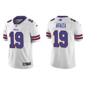 Men's Buffalo Bills Matt Araiza White 2022 NFL Draft Vapor Limited Jersey