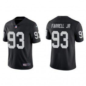Men's Las Vegas Raiders Neil Farrell Jr. Black 2022 NFL Draft Vapor Limited Jersey