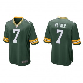 Men's Green Bay Packers Quay Walker Green 2022 NFL Draft Game Jersey