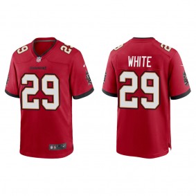 Men's Tampa Bay Buccaneers Rachaad White Red 2022 NFL Draft Game Jersey