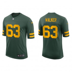 Men's Green Bay Packers Rasheed Walker Green 2022 NFL Draft Alternate Vapor Limited Jersey