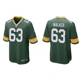 Men's Green Bay Packers Rasheed Walker Green 2022 NFL Draft Game Jersey