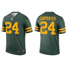 Men's Green Bay Packers Tariq Carpenter Green 2022 NFL Draft Alternate Legend Jersey