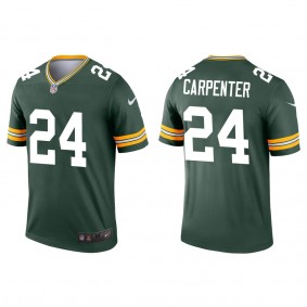Men's Green Bay Packers Tariq Carpenter Green 2022 NFL Draft Legend Jersey