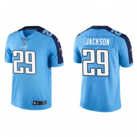 Men's Tennessee Titans Theo Jackson Light Blue 2022 NFL Draft Vapor Limited Jersey