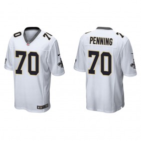 Men's New Orleans Saints Trevor Penning White 2022 NFL Draft Game Jersey