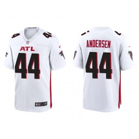Men's Atlanta Falcons Troy Andersen White 2022 NFL Draft Game Jersey