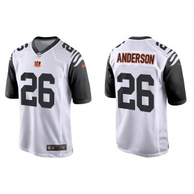 Men's Cincinnati Bengals Tycen Anderson White 2022 NFL Draft Alternate Game Jersey